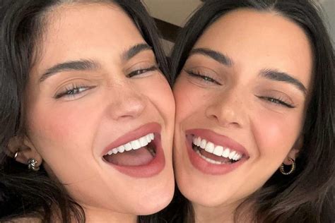 kylie and kendall kiss|Kylie Jenner Shares 'Cute Day' and TikTok Game with .